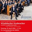 Windsbacher Knabenchor am Sunday, 19.04.2026